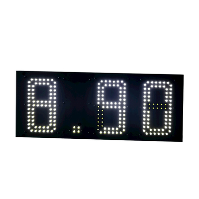 7000mcd Brightness Red Led Fuel Price Signs 7 Segment Led Display Board