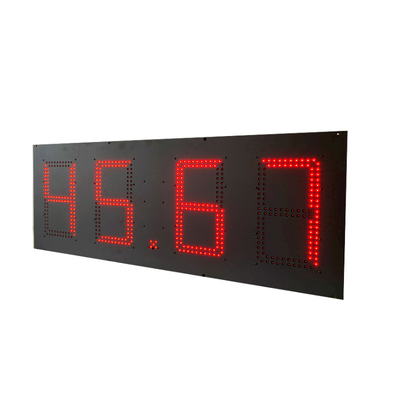 7000mcd Brightness Red Led Fuel Price Signs 7 Segment Led Display Board