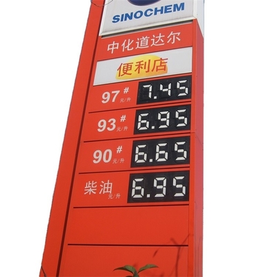 88:89 Led Digital Message Display Board Service Station Signs 850*400*10mm