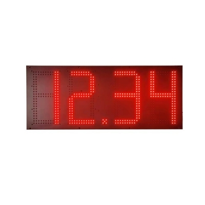 Wireless Control Waterproof 12Inch Gas Price LED Sign With Aluminum Plate Shell