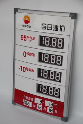 OEM ODM Gas Price Sign Numbers Seven Segment Display Module